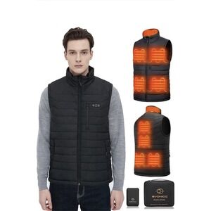 Evonicc Heated Vest  Size Large Battery Pack – USB Electric Winter‎ Warm Vest